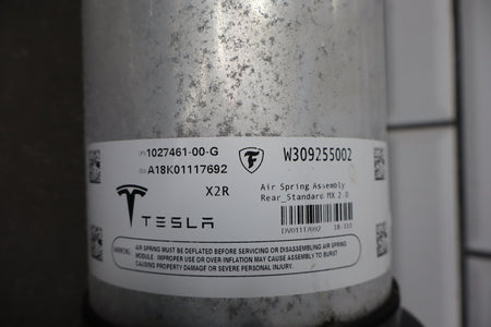 16-20 Tesla Model X Rear Right Passenger Air Shock Strut Assembly OEM