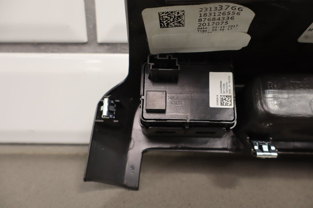 16 - 22 Chevy Colorado Dash Mounted Heated Seat Switch Panel OEM