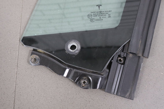16 - 23 OEM Tesla Model X Front Left Driver Side Quarter Door Window Glass