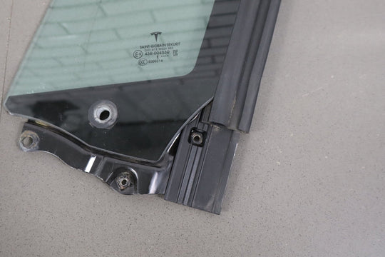 16 - 23 OEM Tesla Model X Front Left Driver Side Quarter Door Window Glass