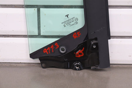 16-25 Tesla Model X Front Right Quarter Vent Door Window Glass RH 1055204-00-D
