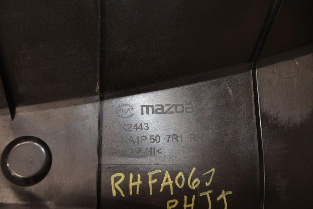 17 - 20 Fiat 124 Spider 2 Piece OEM Cowl Vent Panel (Textured Black) No Seal