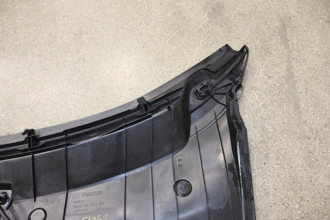 17 - 20 Fiat 124 Spider 2 Piece OEM Cowl Vent Panel (Textured Black) No Seal