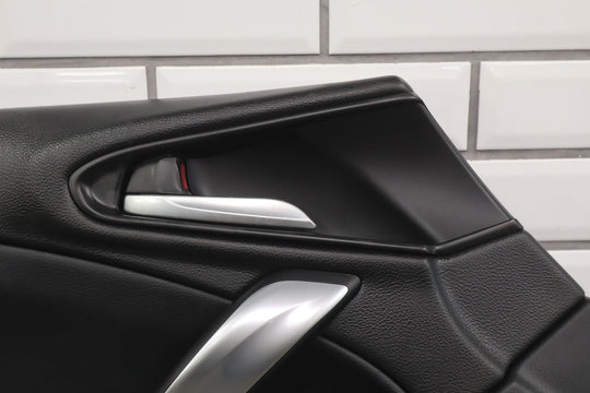 17 - 20 Fiat 124 Spider Left LH Interior Door Trim Panel Black Nero (X9)