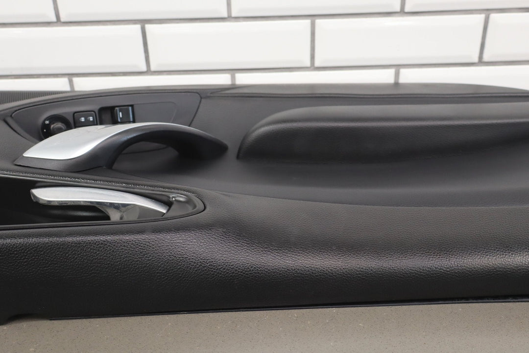 17 - 20 Fiat 124 Spider Left LH Interior Door Trim Panel Black Nero (X9)