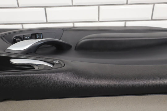17 - 20 Fiat 124 Spider Left LH Interior Door Trim Panel Black Nero (X9)