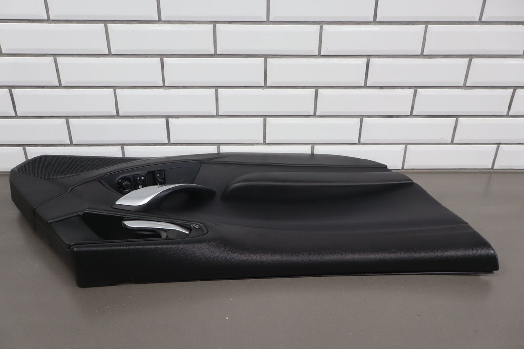 17 - 20 Fiat 124 Spider Left LH Interior Door Trim Panel Black Nero (X9)