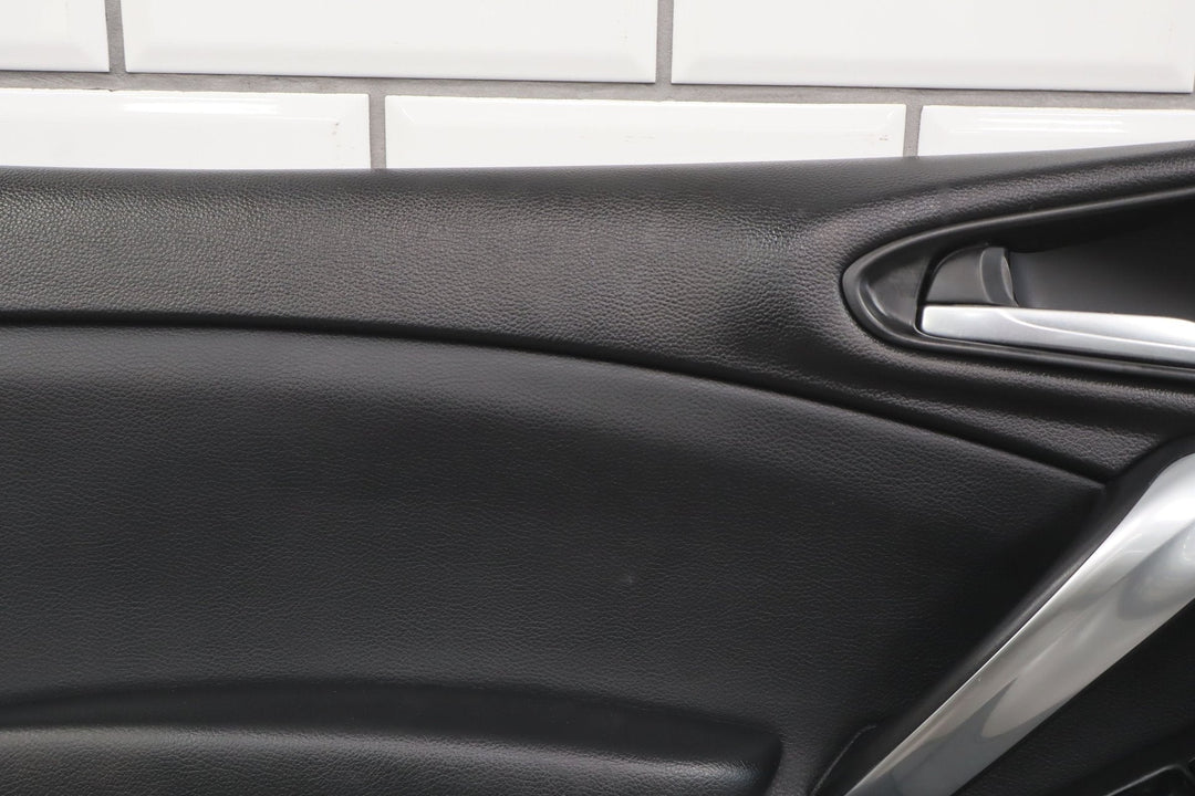 17 - 20 Fiat 124 Spider Left LH Interior Door Trim Panel Black Nero (X9)