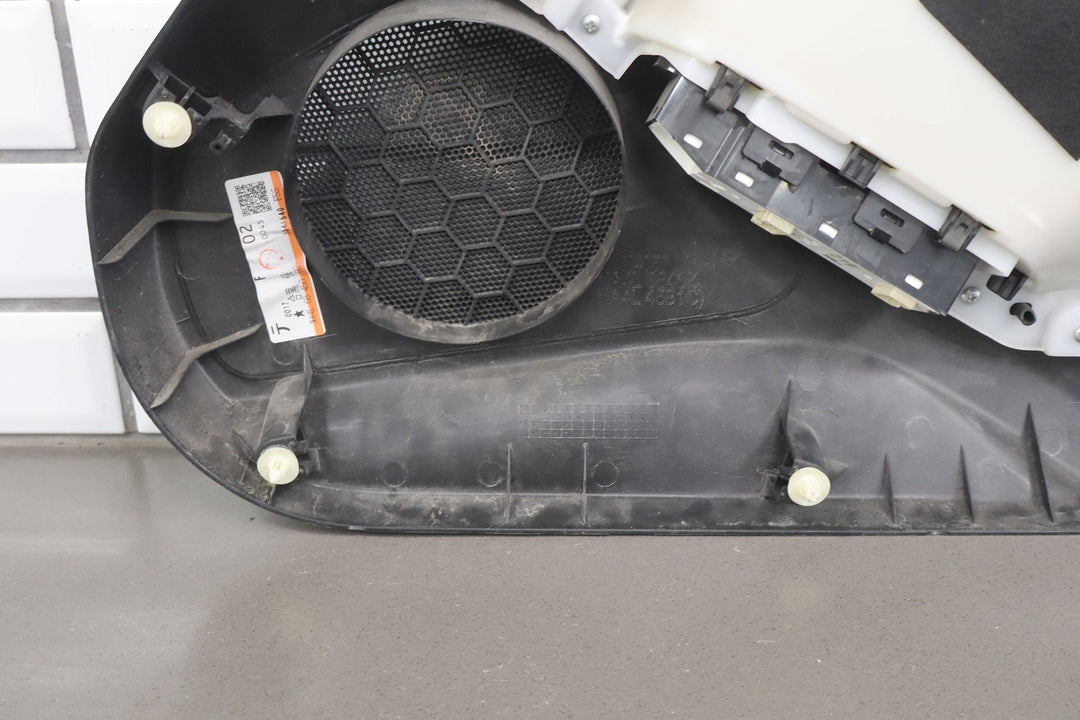 17 - 20 Fiat 124 Spider Left LH Interior Door Trim Panel Black Nero (X9)