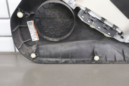 17 - 20 Fiat 124 Spider Left LH Interior Door Trim Panel Black Nero (X9)