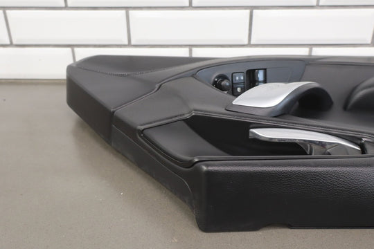 17 - 20 Fiat 124 Spider Left LH Interior Door Trim Panel Black Nero (X9)