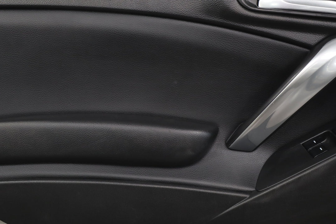 17 - 20 Fiat 124 Spider Left LH Interior Door Trim Panel Black Nero (X9)