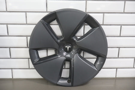 17-23 Tesla Model 3 Wheel Cover/Hub Cap OEM 18" Aero Wheels Dark Gray