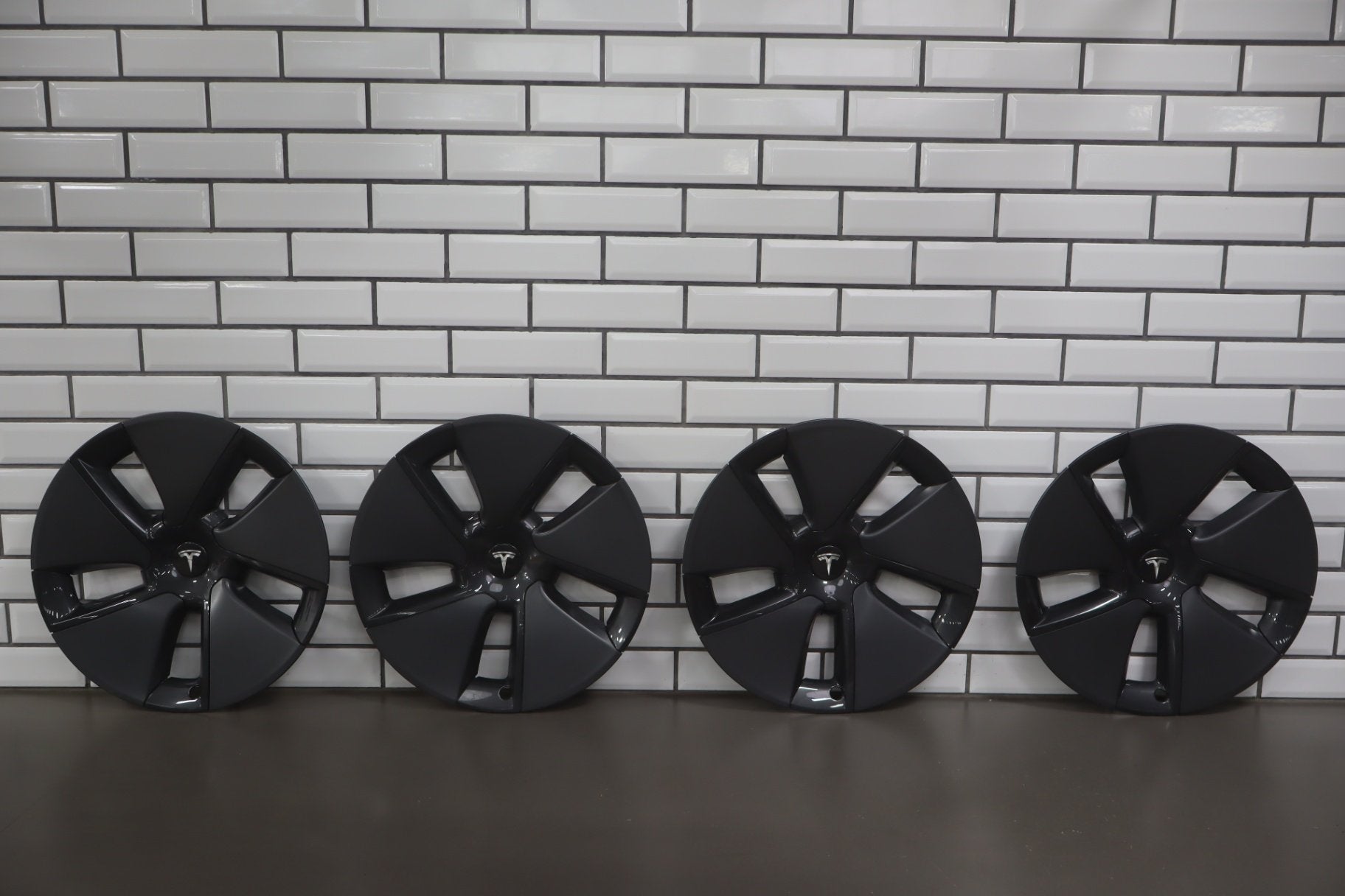 17-23 Tesla Model 3 Wheel Cover/Hub Cap OEM 18" Aero Wheels Dark Gray
