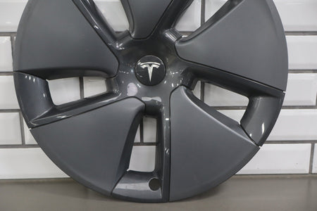 17-23 Tesla Model 3 Wheel Cover/Hub Cap OEM 18" Aero Wheels Dark Gray