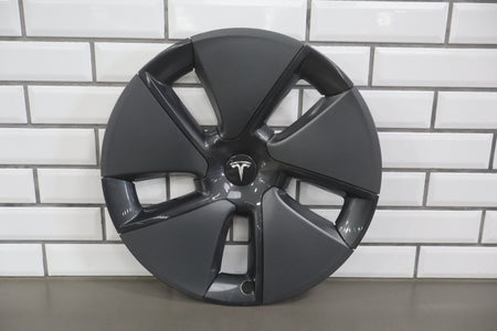 17-23 Tesla Model 3 Wheel Cover/Hub Cap OEM 18" Aero Wheels Dark Gray