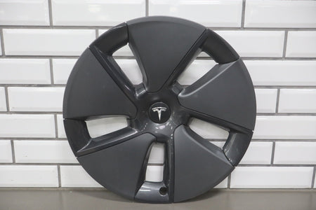 17-23 Tesla Model 3 Wheel Cover/Hub Cap OEM 18" Aero Wheels Dark Gray