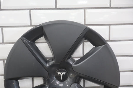 17-23 Tesla Model 3 Wheel Cover/Hub Cap OEM 18" Aero Wheels Dark Gray