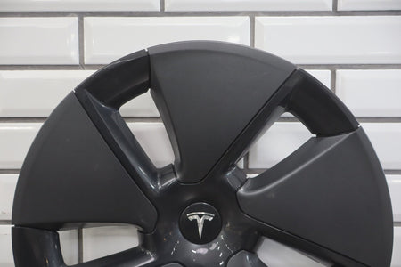 17-23 Tesla Model 3 Wheel Cover/Hub Cap OEM 18" Aero Wheels Dark Gray