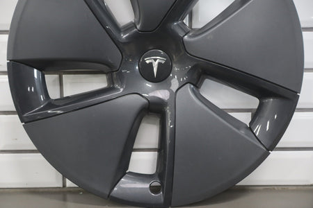 17-23 Tesla Model 3 Wheel Cover/Hub Cap OEM 18" Aero Wheels Dark Gray