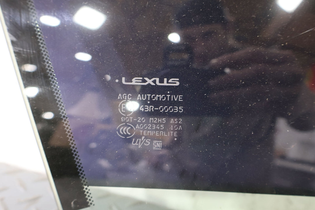 18 - 19 Lexus LC500 Right RH Passenger Door Window Glass (Self Tint) Glass Only