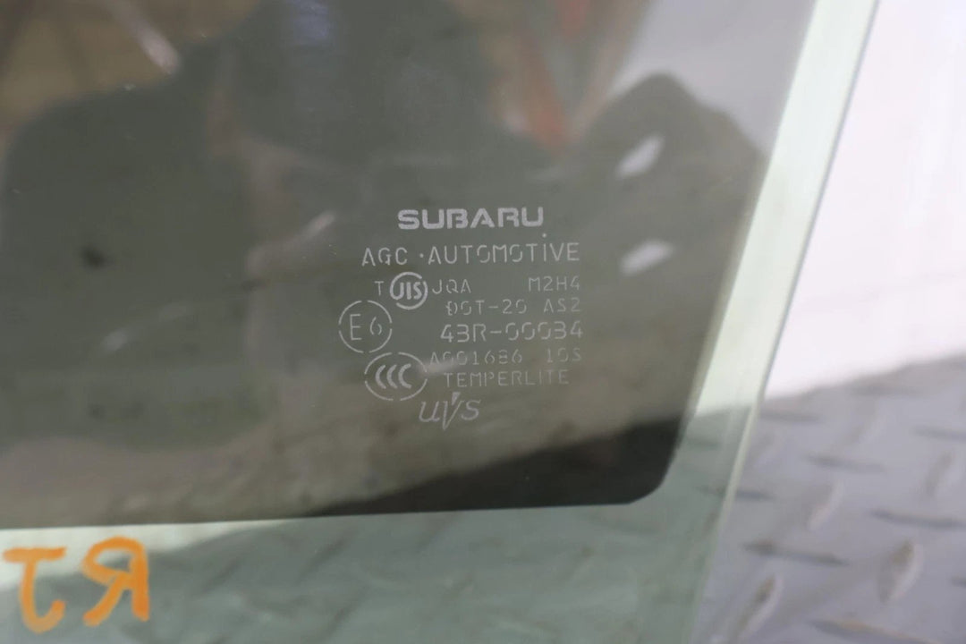 18 - 21 Subaru WRX STI Front Left LH Door Window Glass (Self Tint) Glass Only