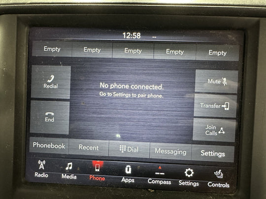 19 - 20 Ram 3500 8.4" UConnect 4 Navigation Touch Screen (68399198AF) Tested