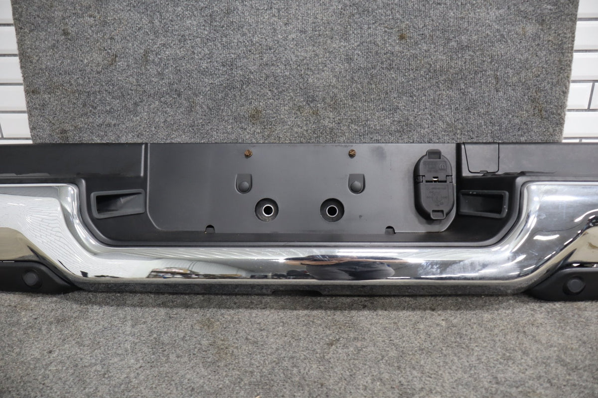 19-24 Ram 1500 (DT) Complete Rear Step Bumper Chrome Dual Exhaust Park Assist