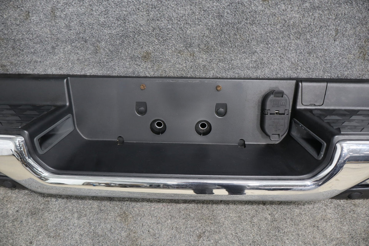 19-24 Ram 1500 (DT) Complete Rear Step Bumper Chrome Dual Exhaust Park Assist