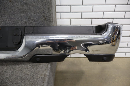 19-24 Ram 1500 (DT) Complete Rear Step Bumper Chrome Dual Exhaust Park Assist