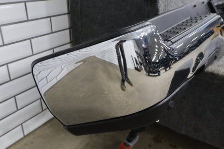 19-24 Ram 1500 (DT) Complete Rear Step Bumper Chrome Dual Exhaust Park Assist