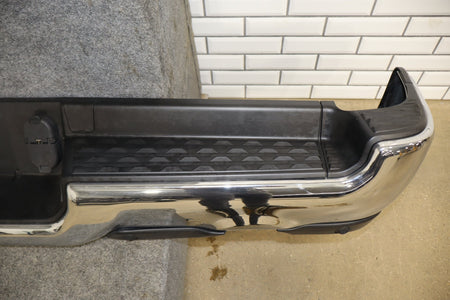19-24 Ram 1500 (DT) Complete Rear Step Bumper Chrome Dual Exhaust Park Assist