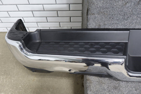 19-24 Ram 1500 (DT) Complete Rear Step Bumper Chrome Dual Exhaust Park Assist