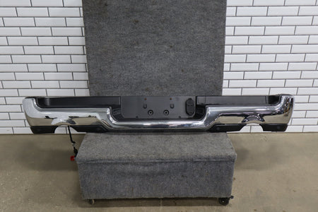 19-24 Ram 1500 (DT) Complete Rear Step Bumper Chrome Dual Exhaust Park Assist