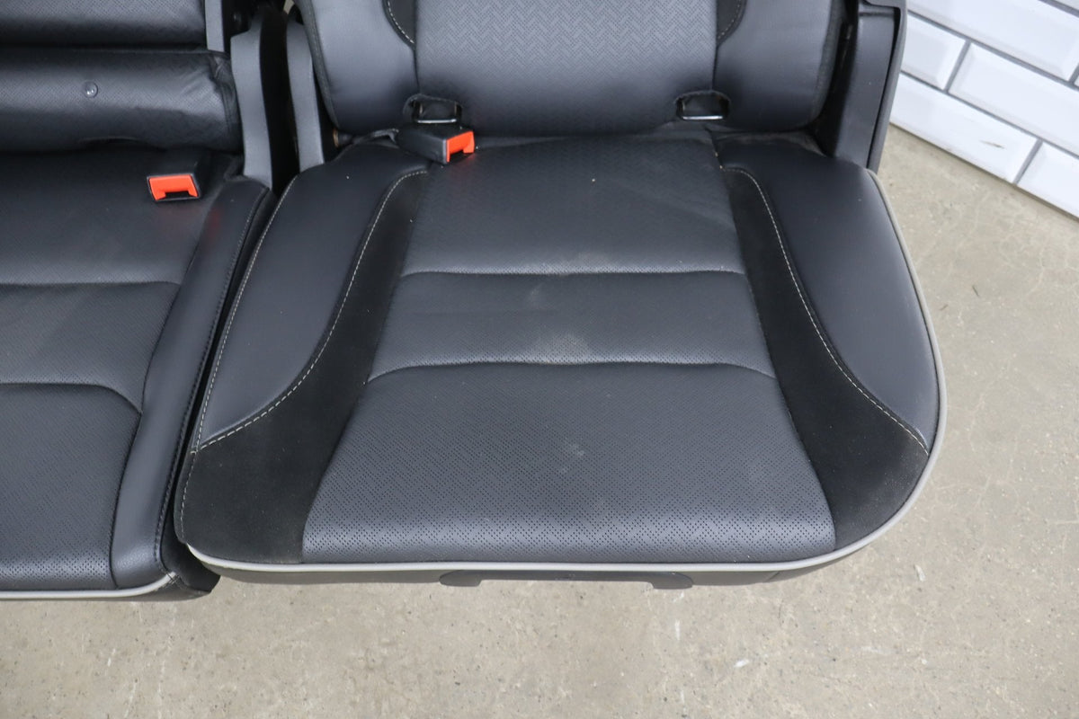 19-24 Ram 1500 (DT) Crew Cab Laramie Rear Seat Black (X9) Leather OEM