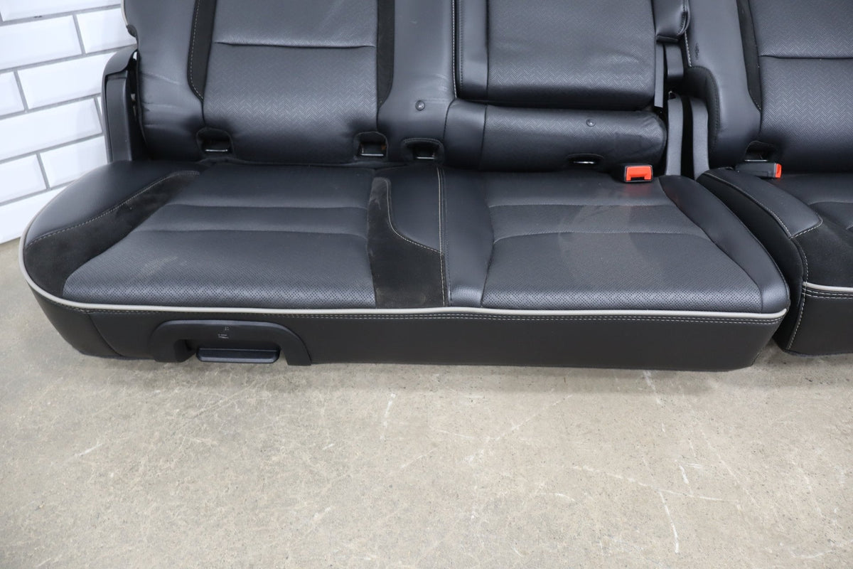 19-24 Ram 1500 (DT) Crew Cab Laramie Rear Seat Black (X9) Leather OEM
