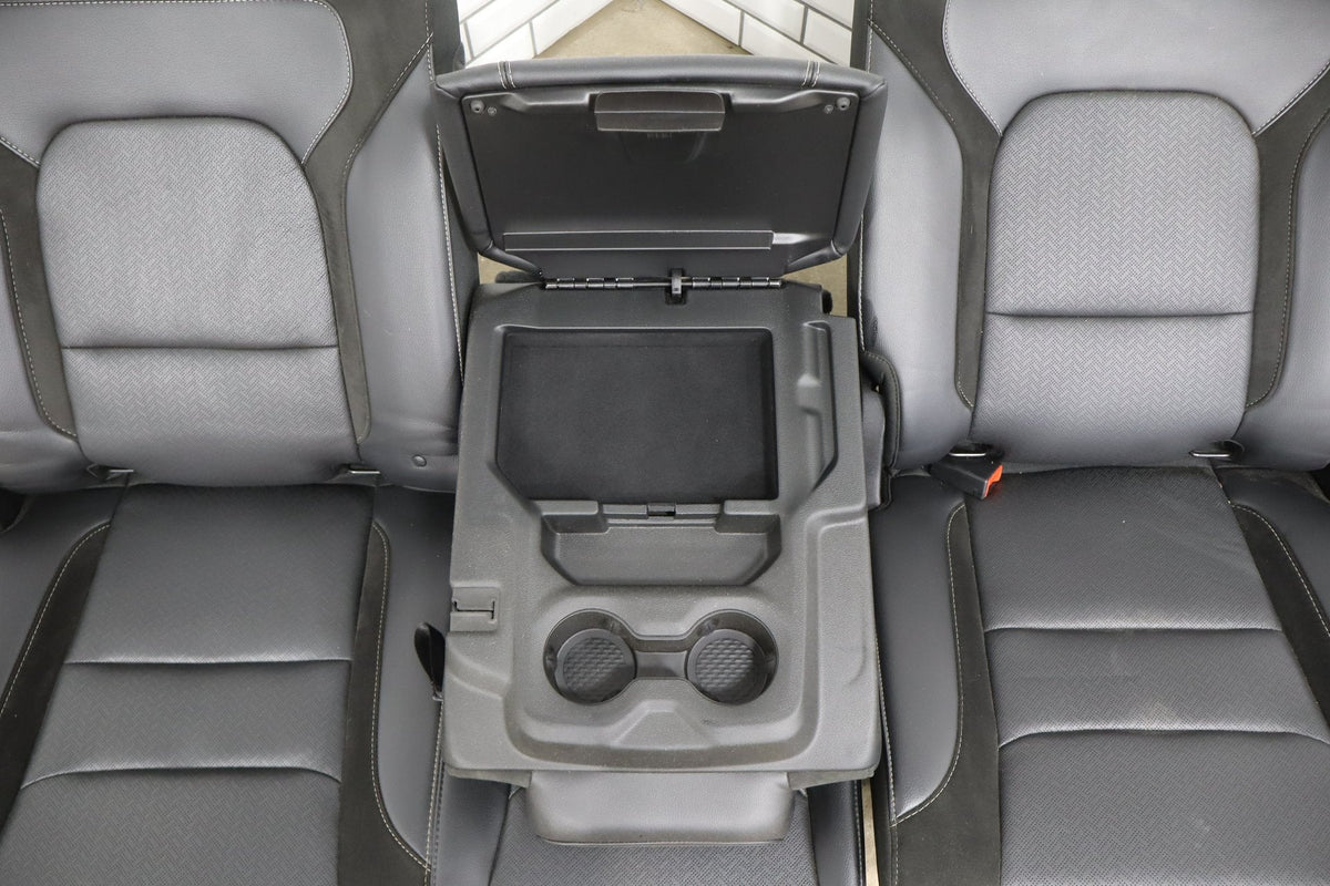 19-24 Ram 1500 (DT) Crew Cab Laramie Rear Seat Black (X9) Leather OEM