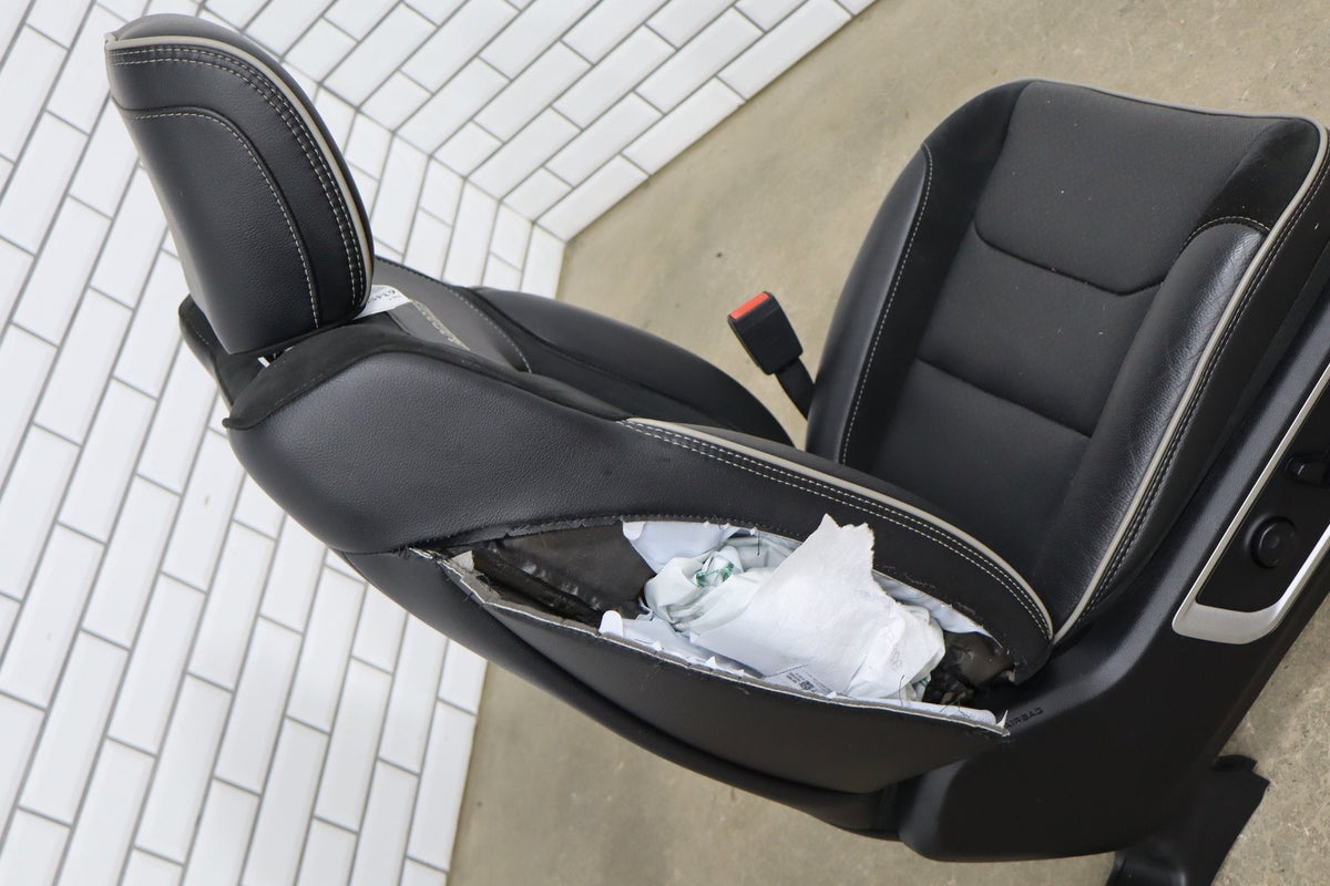 19-24 Ram 1500 (DT) Laramie Right Front Seat Leather (Black X9)