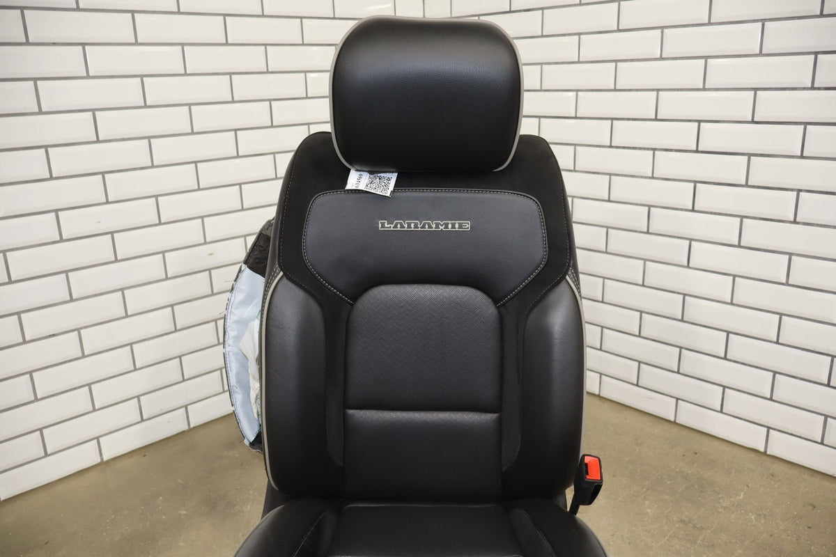 19-24 Ram 1500 (DT) Laramie Right Front Seat Leather (Black X9)