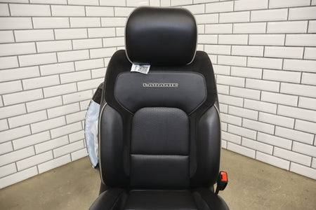19-24 Ram 1500 (DT) Laramie Right Front Seat Leather (Black X9)