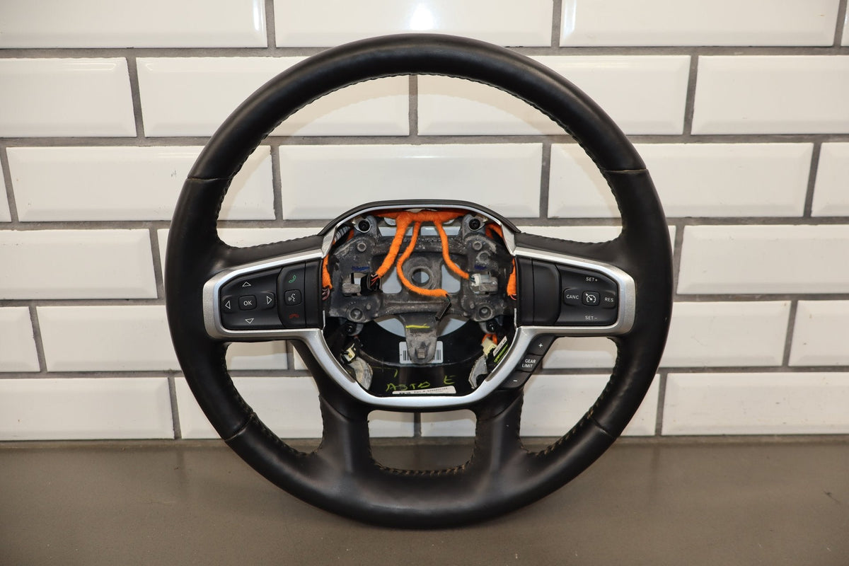 19-24 Ram 1500 (DT) Laramie Steering Wheel Leather (Black X9)