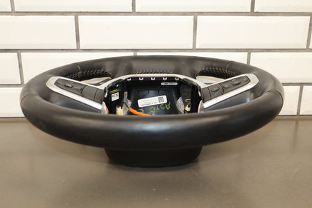 19-24 Ram 1500 (DT) Laramie Steering Wheel Leather (Black X9)