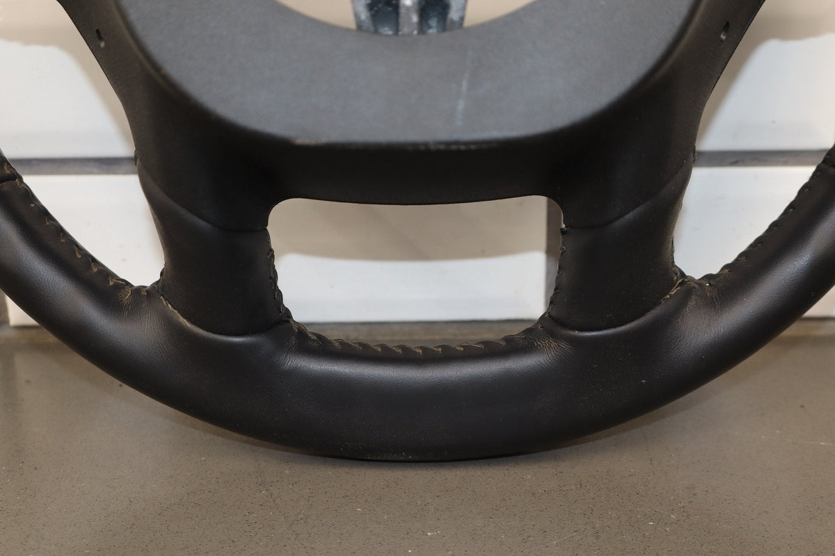 19-24 Ram 1500 (DT) Laramie Steering Wheel Leather (Black X9)