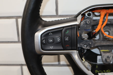 19-24 Ram 1500 (DT) Laramie Steering Wheel Leather (Black X9)