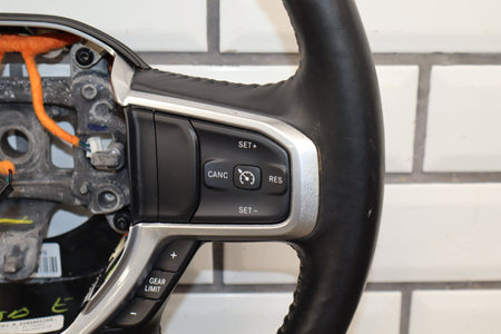 19-24 Ram 1500 (DT) Laramie Steering Wheel Leather (Black X9)