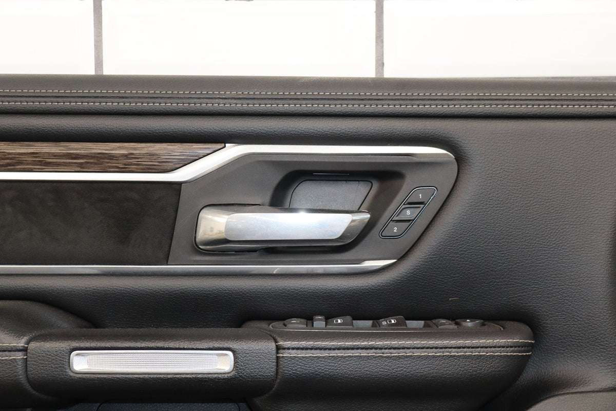 19-24 Ram 1500 (DT) Left Front Door Trim Panel (Black X9)