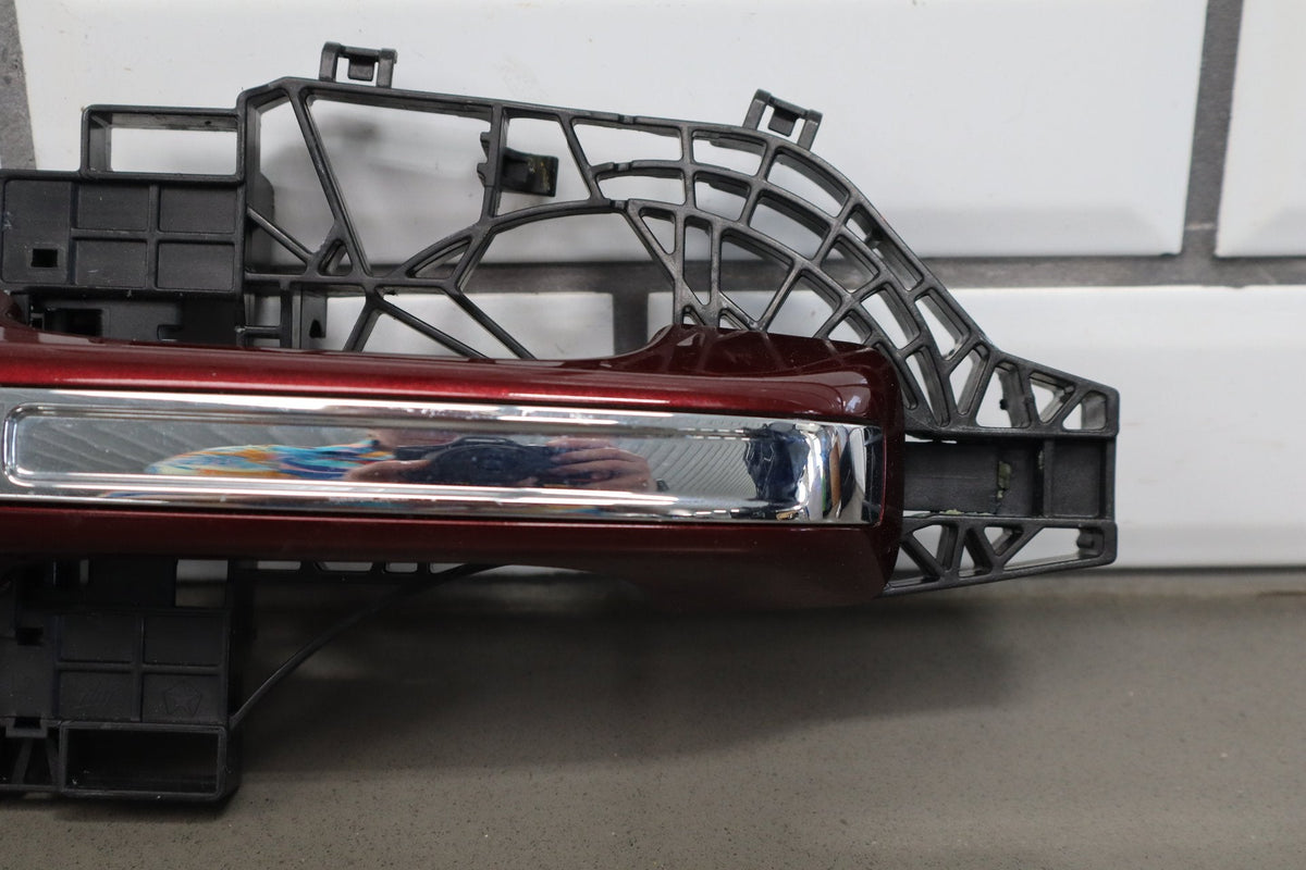 19-24 Ram 1500 (DT) Left Front Outer Door Handle Passive Entry Red (PRV) Chrome
