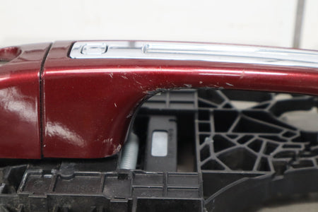 19-24 Ram 1500 (DT) Left Front Outer Door Handle Passive Entry Red (PRV) Chrome