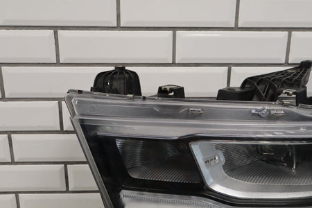 19-24 Ram 1500 (DT) Left LED Reflector Headlight Black Bezel 68316083AH OEM