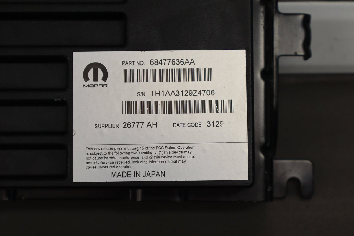 19-24 Ram 1500 (DT) Radio Amplifier